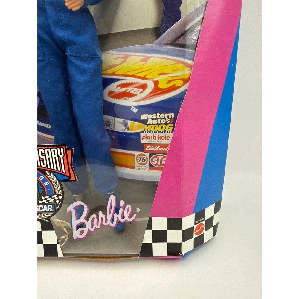 1998 NASCAR 50th Anniversary Barbie Doll Collector Edition 20442 New In Box